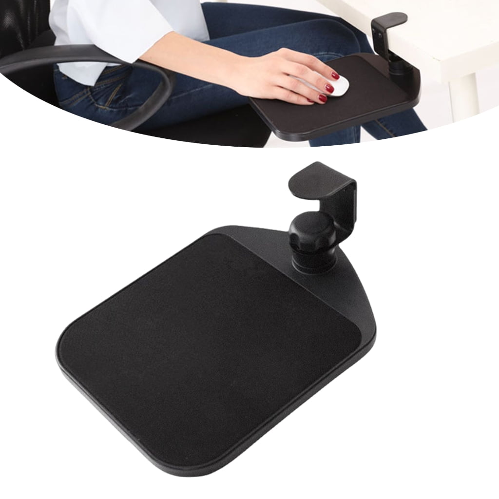 tegongse Sturdy Rubber Pad Keyboard Tray Clamp On Desk With 360 Degree Rotation for Enhances Productivity In Office Supplies