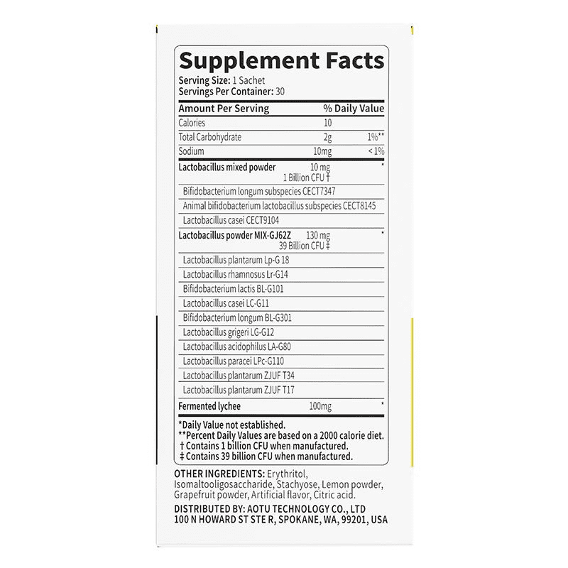 Vinsic Gold Sensitive Probiotics - New Zealand Made Dietary Supplement with 20% Stachyose Prebiotic, Biopolis Tri-Culture & 10-Strain Lactobacillus Blend