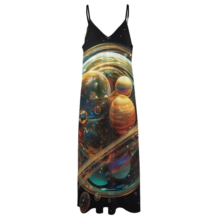 system planets sleeveless backless dresses Solar System Dress! {olivia-marie}