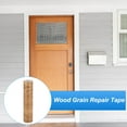 thumbnail image 7 of Uxcell 1 Set PE Wood Grain Repair Tape 10" x 14.99' Self-Adhesive Wood Grain Repair Tape with Scraper Maple Chestnut, 7 of 7
