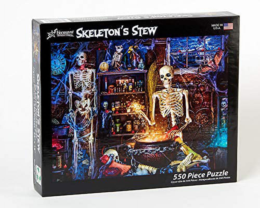 Vermont Christmas Company Skeleton's Stew - 550 Piece Jigsaw Puzzle - image 3 of 3