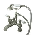 thumbnail image 1 of Deck Mount Clawfoot Tub Filler with Hand Shower, 1 of 1