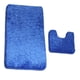 thumbnail image 3 of Juego de 2 alfombras de baño con forma de U, gruesas y ampliables, con respaldo de goma antideslizante de PVC y microfibra para decoración del baño., 3 of 3