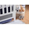 Carter's by DaVinci Connor 4in1 Convertible Crib in White and Grey