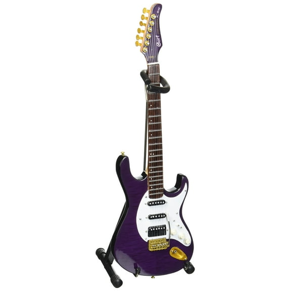 AXE HEAVEN EM-015 Licensed Eric Mantel Signature Purple Mini Guitar