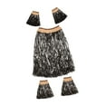thumbnail image 1 of Conjunto de traje de de hierba   de traje de accesorios para fotos de damas Negro Yuyangstore  falda hawaiana, 1 of 8
