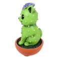 thumbnail image 4 of Ebros Maneki Neko Kitty Cat Faux Succulent Cactus With Flower In A Pot Figurine, 4 of 5