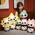 thumbnail image 5 of 30/40cm lindos juguetes de peluche panda encantadores osos animales cosplay unicornio dinosaurio conejo flores almohada rellena suave para regalo de niños, 5 of 5