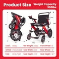 thumbnail image 6 of Mujocooker 35+ Miles  Electric Travel Wheelchair, Electric Wheelchair Foldable for Adult, 6 of 9