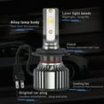 thumbnail image 4 of HUAYEYC 10000LM 55W H11 H9 LED Headlight Bulbs, H8 H16 Fog Light Bulbs, Super Bright, 6500K Cool White, Pack of 2, 4 of 11
