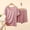 Pink, variant on Women's 2 Piece Polka Dot Loungewear Set Short Sleeve Crew Neck Top with Elastic Waist Pants Breathable Casual Pajama Outfit for Home Nightwear Yellow XL(XL)