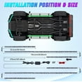 thumbnail image 3 of Nilight 6Pcs Car Underglow Neon Accent Strip Lights 300 LEDs RGB Multi Color DIY Sound Active Function Music Mode with APP Control and Remote Control for Car Van SUV Truck, 2 Years Warranty, 3 of 9
