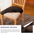 thumbnail image 4 of Stretch Chair Seat Covers, Spandex Jacquard Chair Seat Covers Removable Washable Chair Seat Cushion Cover For Kitchen, 4 of 6