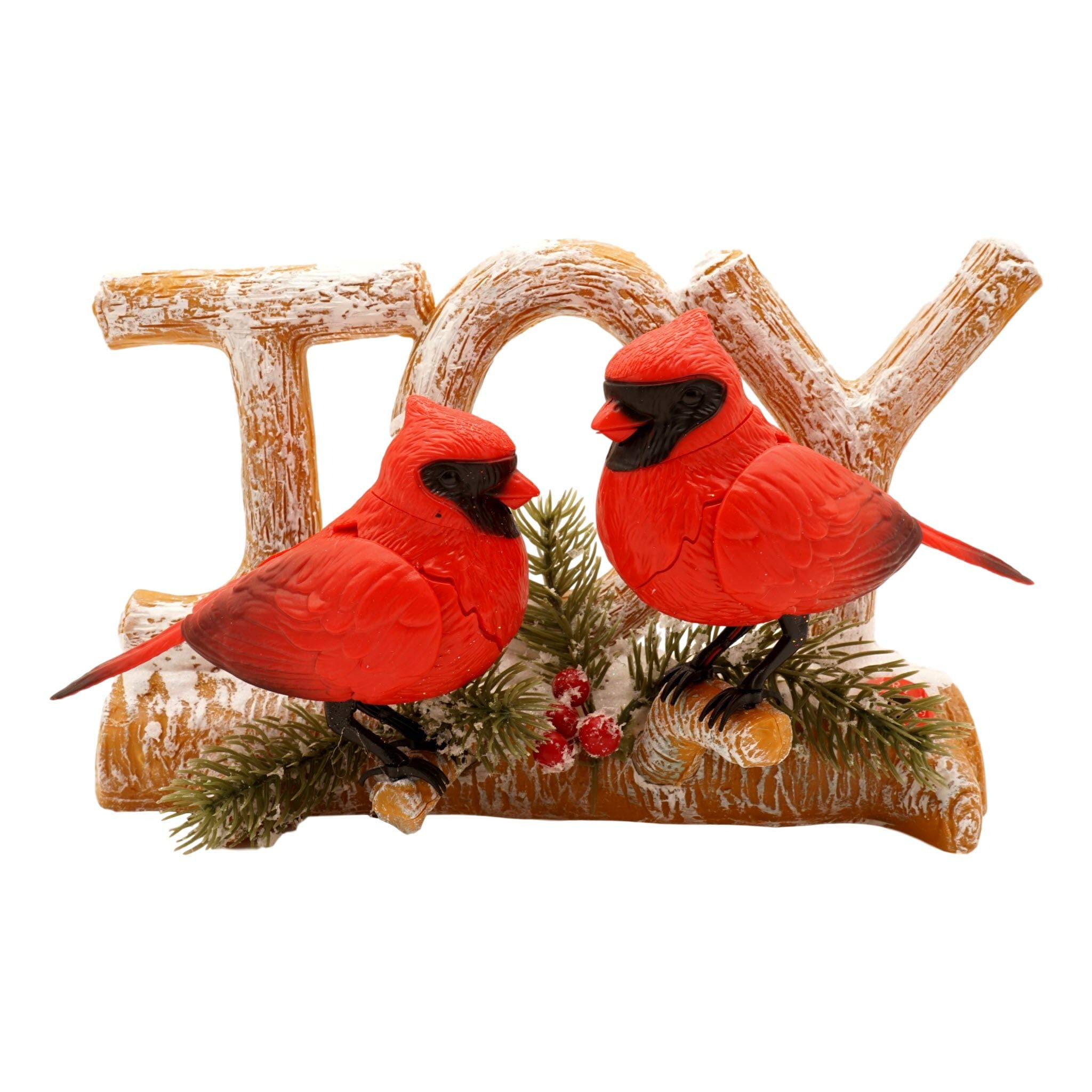 -Blue Cardinal Bird Design Battery Operated Chirping Bird Moving Head Tail