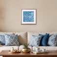 thumbnail image 5 of American Art Decor Blue Seashell Mosaic Coastal Shadow Box Framed Wall Art - 19.62" x 19.62", 5 of 7