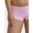 thumbnail image 4 of Steve Madden Women's Seamless Boyshort Panties, 5-Pack, Sizes S-XL, 4 of 9