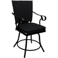 thumbnail image 2 of Outdoor/Indoor Patio Dining Set - Jamey - Black Fabric - Black Frame, 2 of 10