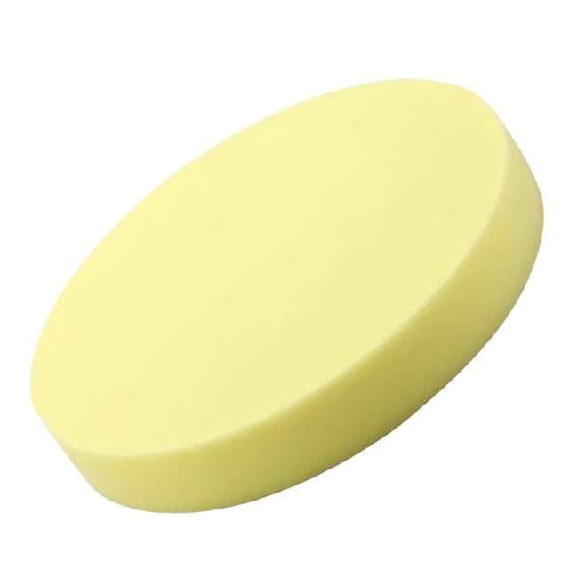 COMPUKAS Light Yellow Round Sponge for Painting Elastic Pottery Sponge Comfortable Craft Tool for Artists