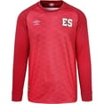 thumbnail image 2 of Men's Umbro Red El Salvador National Team 2023 Replica Long Sleeve Jersey, 2 of 3