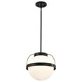 thumbnail image 2 of 60/7775-Nuvo Lighting-Lakeshore - 1 Light Large Pendant-14.88 Inches Tall and 18 Inches Wide-Matte Black Finish    -Traditional Installation, 2 of 16