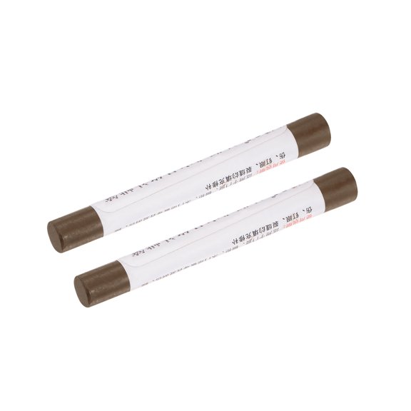 Uxcell Wood Wax Filler Stick, Furniture Repairing Crayon Touch Up Pen 2 Packs, Medium Milk Chocolate