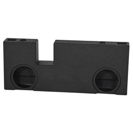 QPower Dual 12" Ported Subwoofer Box For 2019-2022 Chevy/GMC Crew & Double Cab - Underseat Upfire Design