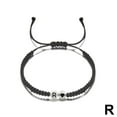 thumbnail image 6 of Women 26 Letters Hand Woven Glow in Dark Bracelet Name Braided Bracelet Men Couple Bracelet Friendship Women, 6 of 8