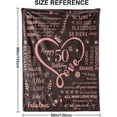 thumbnail image 2 of 30th Birthday Gifts Blankets for Women,Happy 30th Birthday Unique Gifts Throw Blanket for Women Him or Her Women,30thBirthday Decorations Gift Ideas Best Birthday Blanket Rose Gold, 2 of 5