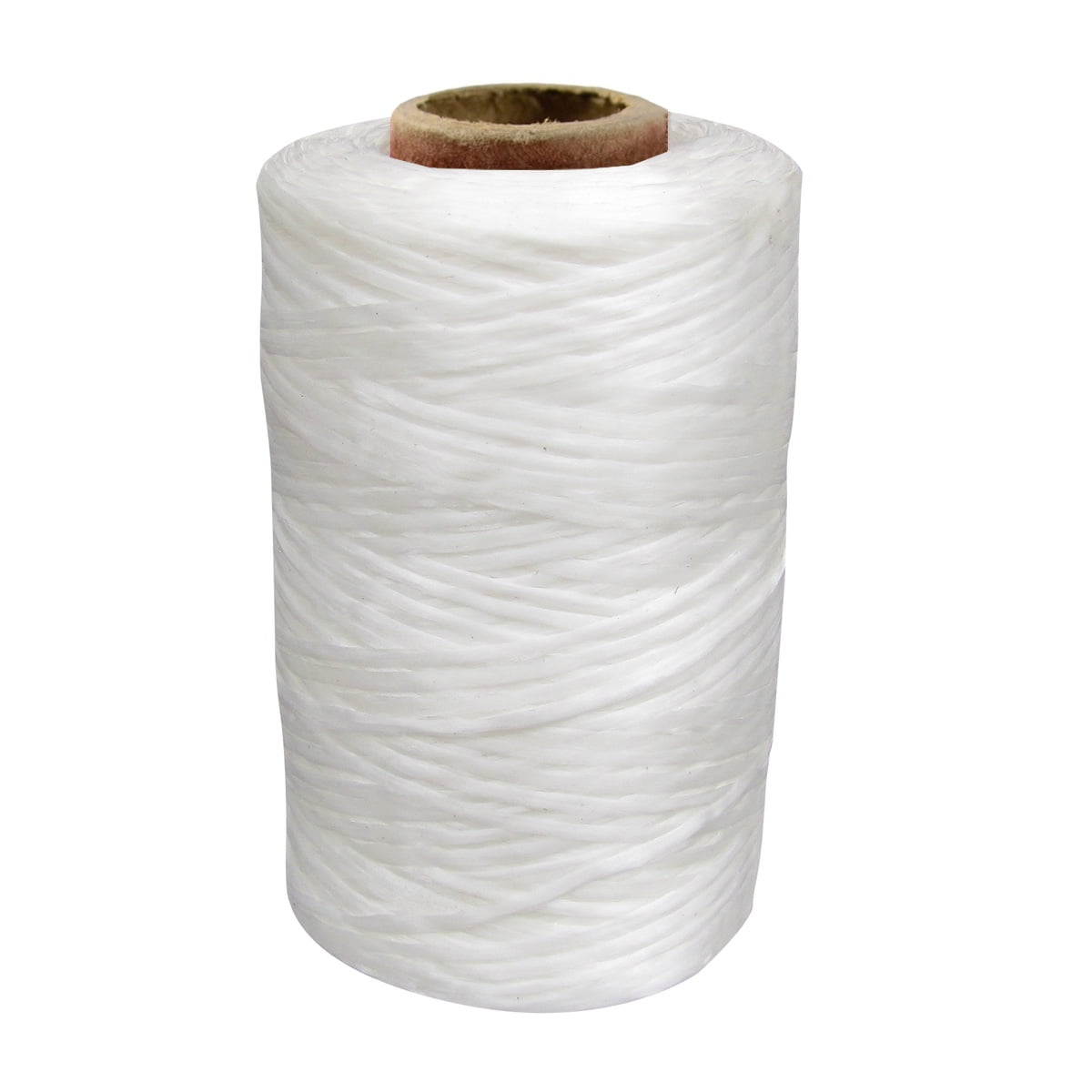 1 Single Spool White Sinew Waxed Beading Craft Poly Thread Artificial