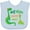 Blue, variant on Inktastic My Nan Loves Me Grandson Dinosaur Boys Baby Bib