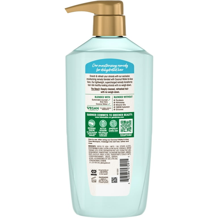 Garnier Whole Blends Hydrating Conditioner with Coconut Water & Aloe Vera  Extract, 26.6 fl. oz.