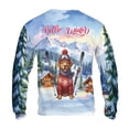 thumbnail image 2 of Hello Welcome Winter The Ski Chesapeake Bay Retriever Snowy Day All Over Print 3D Sweatshirt Unisex Merch Chessie Dog Lover - 13013, 2 of 6