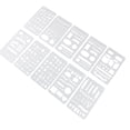 thumbnail image 1 of Kids Tracing Stencils 15Pcs Hollow Painting Stencil Drawing Tools For Artists 10.4X17.8CM, 1 of 3