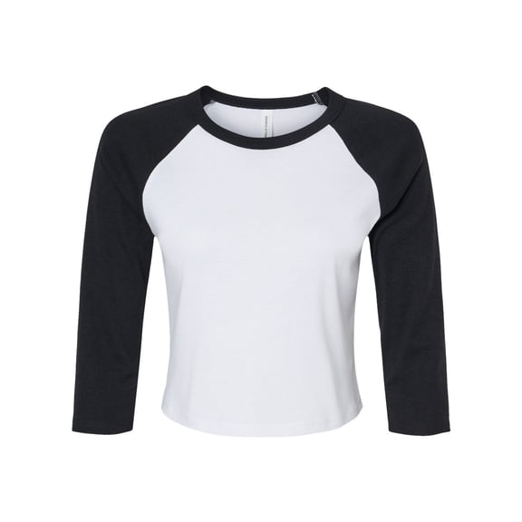 Bella Canvas 1200 Ladies' Micro Ribbed 3/4 Raglan Baby Tee