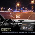 thumbnail image 1 of X5 HUD Alarm 3" Head Up Display Warning System Windshield Speed Display Kit -LAV, 1 of 4
