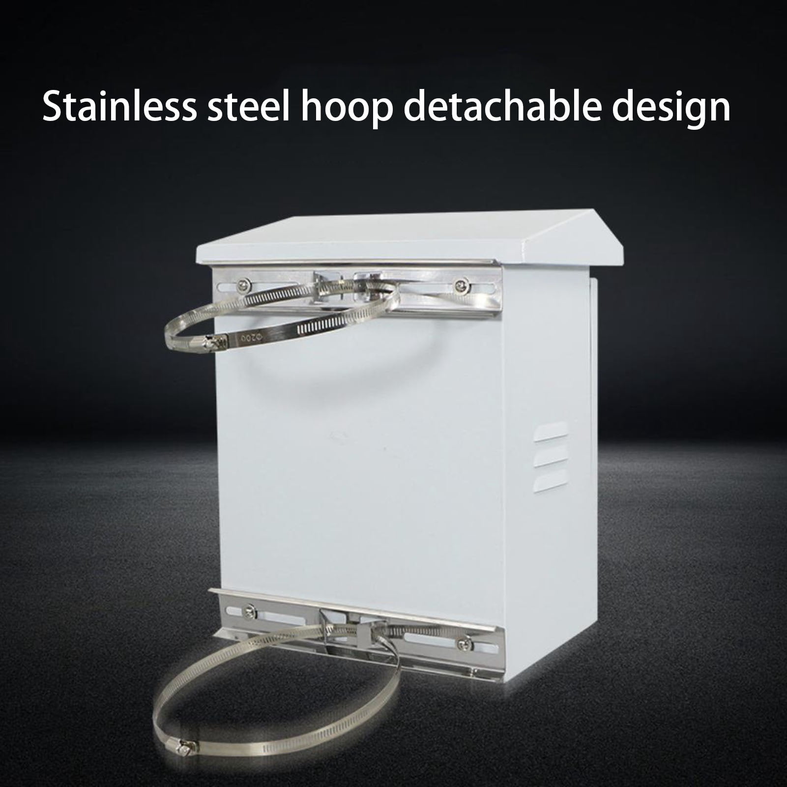 Electrical Junction Box Outdoor Waterproof Electrical Box Weatherproof Wall-Mounted Enclosure Large  Stainless Steel Project Box Utility Box