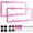PINK, variant on License Plate Frames Stainless Steel 2 Pack,License Plate Holders,Universal US Car License Plate Covers with Tire Valve Stem Caps and Decal Silver