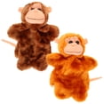 thumbnail image 1 of Shisuyan 2Pcs Monkey Hand Puppet Decorative Hand Puppet Hand Toy Lifelike Hand Toy, 1 of 8