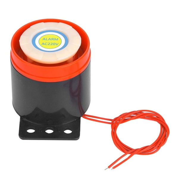 Alarme électronique Active Buzzer, AC 220V 110db Buzzer Piézo Actif avec  Fil de Plomb, Utilisé dans L'alarme Incendie en Cas de Catastrophe 