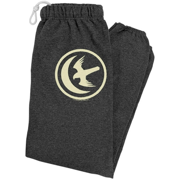 Game of Thrones Arryn Sigil Unisex Jogger Sweatpants for Men and Women, Charcoal Heather, Medium