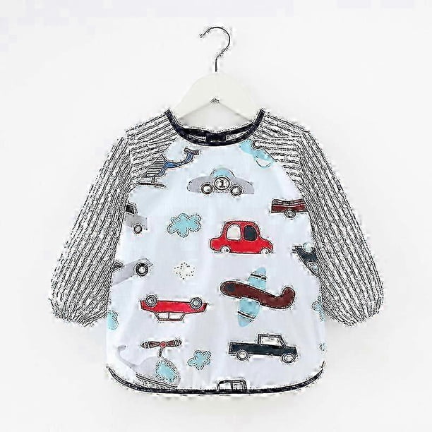 2025 Baby bib with sleeves, waterproof children's bib, washable, suitable for eating and playing,(color 4)-15