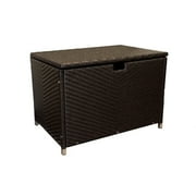 Tortuga Outdoor Medium Tortoise Outdoor Wicker Storage Box - 36" L x 24" W x 24" H