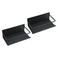 thumbnail image 2 of Estante magnético para especias, estante de almacenamiento para refrigerador, estantes de almacenamiento de cocina multifunción, color negro, 2 uds., 2 of 10