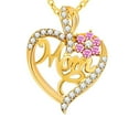 thumbnail image 2 of YYKihy Mothers Necklace For Mom From I Love You Mom Necklace Heart Pendant Jewelry With Box Birthday Mothers Day For Women, 2 of 6
