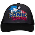 thumbnail image 2 of Baseball Cap - Sonic the Hedgehog - Classic Black, 2 of 3