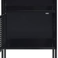 thumbnail image 2 of Picket House Furnishings Gemma Metal Nightstand with USB Port in Black, 2 of 12