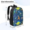 thumbnail image 2 of Xecao Dinosaur In Space print Travel Backpack, Large Computer Backpack for Men Women, College School Rucksack Book Bag, 2 of 5