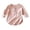 Pink, variant on Asxite Girls Solid Tops Crew Neck Long Sleeve Soft Slub Cotton Pullover Casual Fall Tee 2T