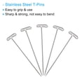 thumbnail image 4 of Unique Bargains T Pins, 2 Inch Straight T Pins for Home, Office, Silver, 50Pack, 4 of 6
