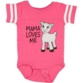 thumbnail image 3 of Inktastic Mama Loves Me- cute goat Boys or Girls Baby Bodysuit, 3 of 5